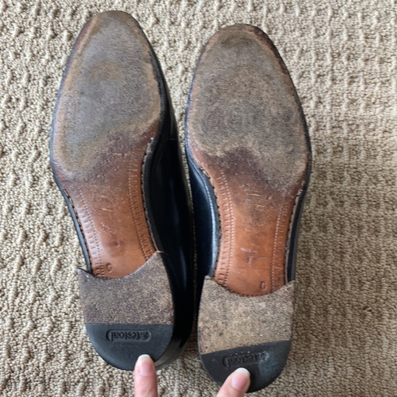 A. Testoni black leather loafers - Picture 3 of 6